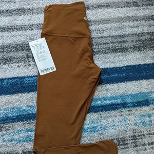 LULULEMON ALIGN™ HIGH-RISE PANT 25" Copper Brown - size 8